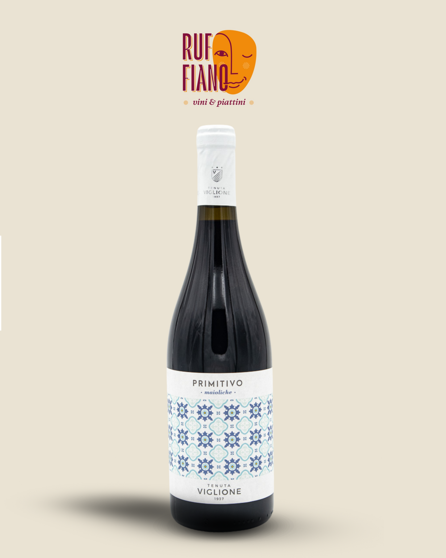 Vino Maioliche Primitivo Puglia I.G.P. BioPrimitivo 100%13%vol. 75 cl